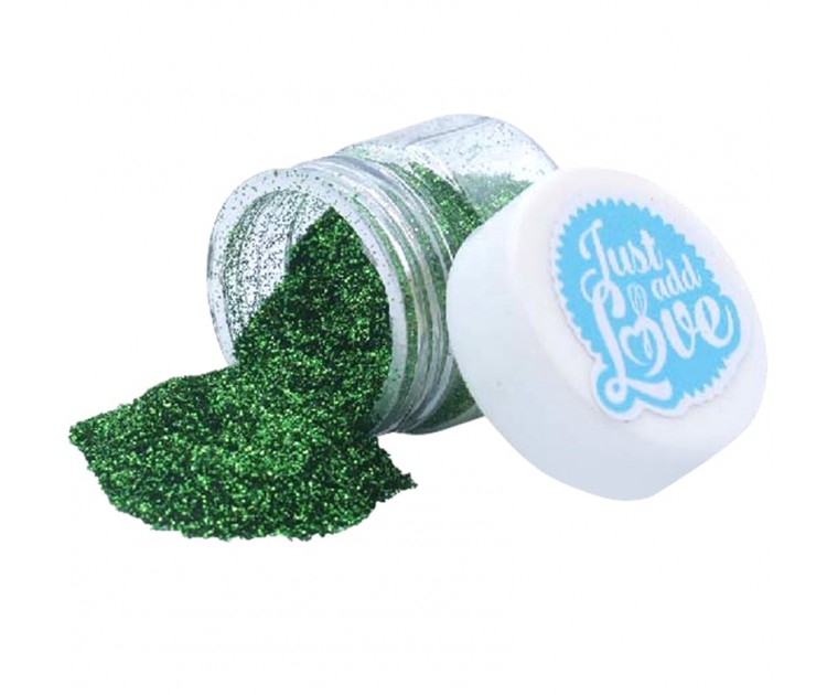 Purpurina Decorativa  Verde não Toxica
