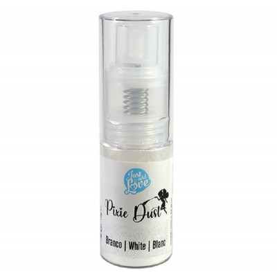 Pó Glitter Branco bomba spray 10g