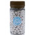 Pérolas Metalizadas Prata  6mm