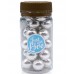 Pérolas Metalizadas Prata 14 mm