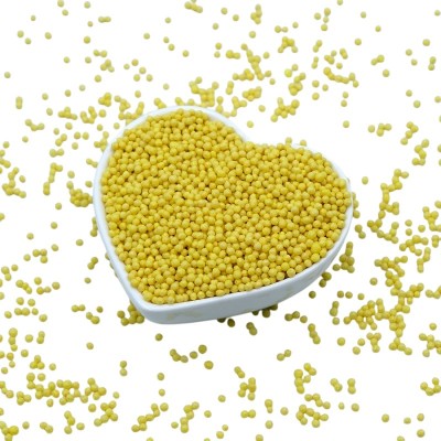 Esferas Crocantes Amarelo 2mm