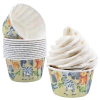 24 Formas Cup Cakes Animais Selva 24 Formas Cup Cakes Animais Selva