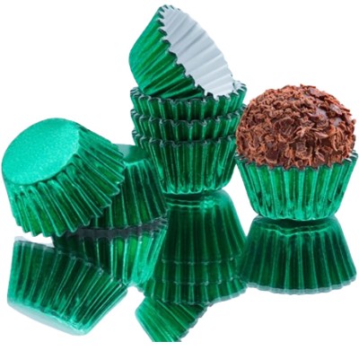 Forma Brigadeiro Metalizada nr.5 Verde