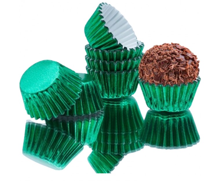 Forma Brigadeiro Metalizada nr.5 Verde