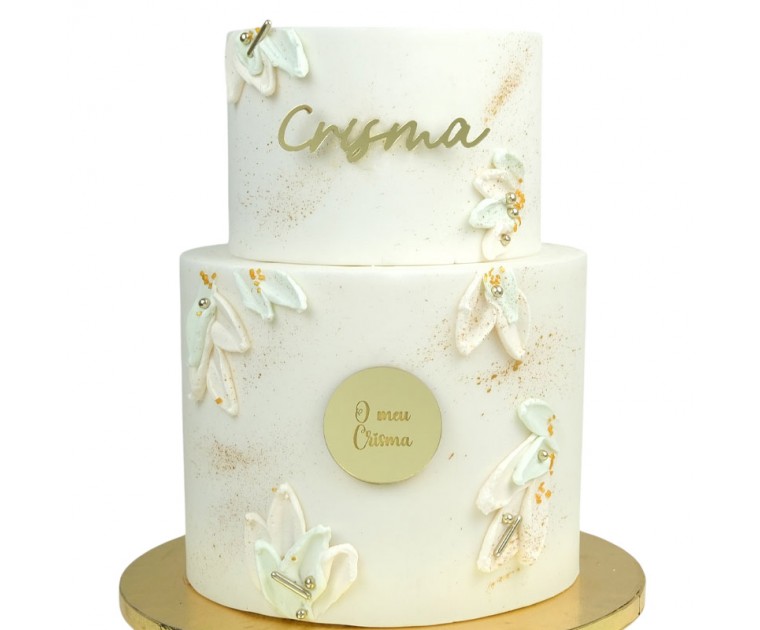 Aplique Ouro Crisma