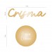 Aplique Ouro Crisma