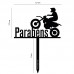 Topo Bolo Parabéns Motocross