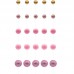 Conjunto 50 Esferas Rosa & Ouro
