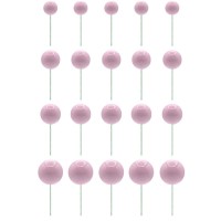 Conjunto 20 Esferas Decoração Rosa Bebé