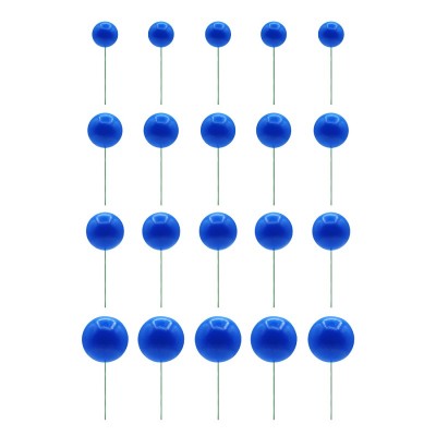 Conjunto 20 Esferas Azul Escuro