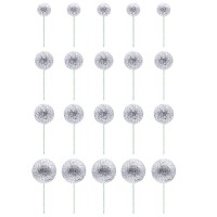 Conjunto 20 Esferas Glitter Prata