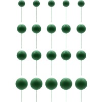 Conjunto 20 Esferas Verde Escuro