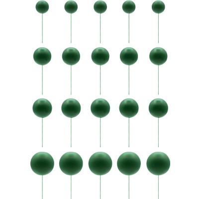 Conjunto 20 Esferas Verde Escuro