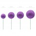 Conjunto 20 Esferas Glitter Violeta