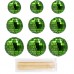 Topo Bolas Espelhos Verde