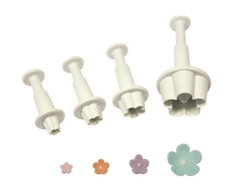 Set 4 Cortadores Flor Blossom